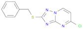 [1,2,4]Triazolo[1,5-a]pyrimidine, 5-chloro-2-[(phenylmethyl)thio]-