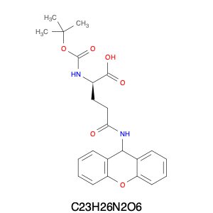 Boc-d-gln(xan)-oh