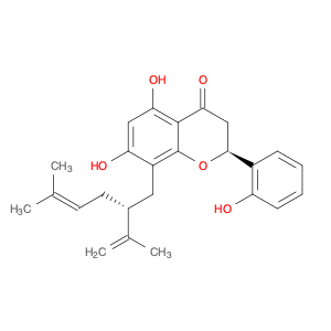 4H-1-Benzopyran-4-one,2,3-dihydro-5,7-dihydroxy-2-(2-hydroxyphenyl)-8-[(2R)-5-methyl-2-(1-methyl...