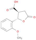 trans-2-(2-Methoxyphenyl)-5-oxotetrahydrofuran-3-carboxylic acid