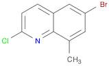 Quinoline, 6-bromo-2-chloro-8-methyl-