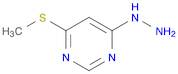 4-Hydrazinyl-6-(methylthio)pyrimidine