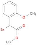 Benzeneacetic acid, a-bromo-2-methoxy-, methyl ester