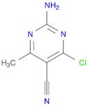 2-Amino-4-chloro-6-methylpyrimidine-5-carbonitrile