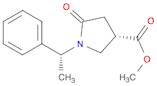 3-Pyrrolidinecarboxylic acid, 5-oxo-1-(1-phenylethyl)-, methyl ester,[R-(R*,S*)]-