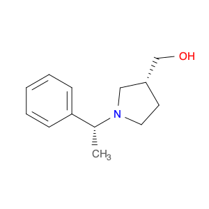 3-Pyrrolidinemethanol, 1-(1-phenylethyl)-, [R-(R*,R*)]-