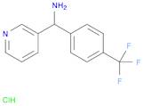 Pyridin-3-yl(4-(trifluoromethyl)phenyl)methanamine dihydrochloride