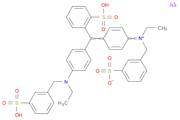 Benzenemethanaminium,N-ethyl-N-[4-[[4-[ethyl[(3-sulfophenyl)methyl]amino]phenyl](2-sulfophenyl)m...