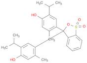 Phenol,4,4'-(1,1-dioxido-3H-2,1-benzoxathiol-3-ylidene)bis[5-methyl-2-(1-methylethyl)-