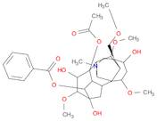 Aconitane-3,8,13,14,15-pentol,1,6,16-trimethoxy-4-(methoxymethyl)-20-methyl-, 8-acetate14-benzoa...