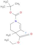 1-tert-Butyl 4-ethyl 5-fluoro-4-methyl-3,4-dihydropyridine-1,4(2H)-dicarboxylate