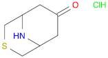 3-Thia-9-azabicyclo[3.3.1]nonan-7-one hydrochloride