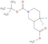 tert-butyl 4,4-difluoro-3-(2-methoxy-2-oxoethyl)piperidine-1-carboxylate