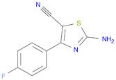 2-Amino-4-(4-fluorophenyl)-1,3-thiazole-5-carbonitrile