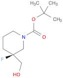 tert-butyl (3S)-3-fluoro-3-(hydroxymethyl)piperidine-1-carboxylate