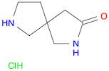 3,8-Diazaspiro[4.4]nonan-7-one hydrochloride