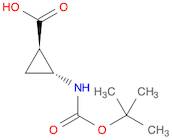 trans-cyclopropanecarboxylic acid, 2-[[(1,1-dimethylethoxy)carbonyl]amino]-