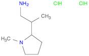 2-(1-methylpyrrolidin-2-yl)propan-1-amine dihydrochloride