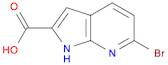 6-bromo-1H-pyrrolo[2,3-b]pyridine-2-carboxylic acid