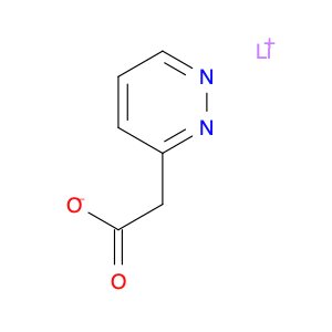 2-(pyridazin-3-yl)acetic acid lithium salt