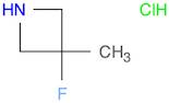 3-Fluoro-3-methylazetidine HCl