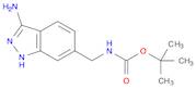 Carbamic acid, [(3-amino-1H-indazol-6-yl)methyl]-, 1,1-dimethylethylester