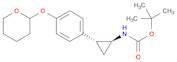 tert-butyl N-[(1S,2R)-rel-2-[4-(oxan-2-yloxy)phenyl]cyclopropyl]carbamate