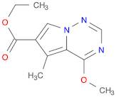 ethyl 4-methoxy-5-methylpyrrolo[2,1-f][1,2,4]triazine-6-carboxylate