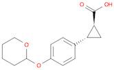 trans-2-[4-(oxan-2-yloxy)phenyl]cyclopropane-1-carboxylic acid