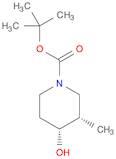 1-​piperidinecarboxylic acid, 4-​hydroxy-​3-​methyl-​, 1,​1-​dimethylethyl ester, (3r,​4s)​-​rel-