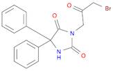 3-(3-Bromo-2-oxopropyl)-5,5-diphenylimidazolidine-2,4-dione