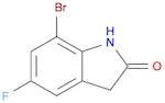 7-bromo-5-fluoroindolin-2-one