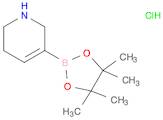 5-(4,4,5,5-tetramethyl-1,3,2-dioxaborolan-2-yl)-1,2,3,6-tetrahydropyridine hydrochloride