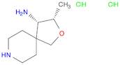 2-​Oxa-​8-​azaspiro[4.5]​decan-​4-​amine, 3-​methyl-​, hydrochloride (1:2)​, (3S,​4S)​-