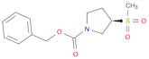 benzyl (3R)-3-methanesulfonylpyrrolidine-1-carboxylate