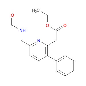 ETHYL 2-[6-(FORMAMIDOMETHYL)-3-PHENYLPYRIDIN-2-YL]ACETATE