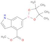 methyl 6-(4,4,5,5-tetramethyl-1,3,2-dioxaborolan-2-yl)-1H-indole-4-carboxylate