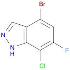 4-Bromo-7-chloro-6-fluoro-1H-indazole