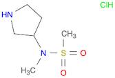 N-methyl-N-(pyrrolidin-3-yl)methanesulfonamidehydrochloride