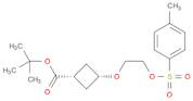 tert-Butyl cis-3-(2-[(4-methylbenzenesulfonyl)oxy]ethoxy)cyclobutane-1-carboxylate