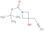 tert-butyl 3-hydroxy-3-(prop-2-yn-1-yl)azetidine-1-carboxylate