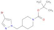 1-Piperidinecarboxylic acid, 4-[(4-bromo-1H-pyrazol-1-yl)methyl]-,1,1-dimethylethyl ester