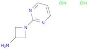 1-pyrimidin-2-ylazetidin-3-amine;dihydrochloride