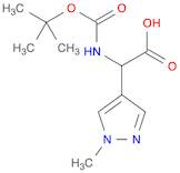 2-{[(tert-butoxy)carbonyl]amino}-2-(1-methyl-1H-pyrazol-4-yl)acetic acid