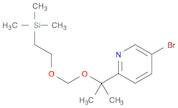 Pyridine, 5-bromo-2-[1-methyl-1-[[2-(trimethylsilyl)ethoxy]methoxy]ethyl]-