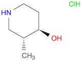 (3R,4R)-rel-3-Methylpiperidin-4-ol hydrochloride