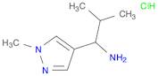 2-methyl-1-(1-methyl-1H-pyrazol-4-yl)propan-1-amine dihydrochloride