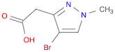 2-(4-bromo-1-methyl-1H-pyrazol-3-yl)acetic acid