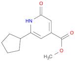 methyl 6-cyclopentyl-2-oxo-1,2-dihydropyridine-4-carboxylate