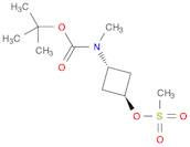 tert-butyl N-methyl-N-[(1r,3r)-3-(methanesulfonyloxy)cyclobutyl]carbamate